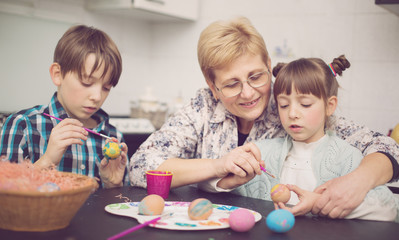 Easter, family concept