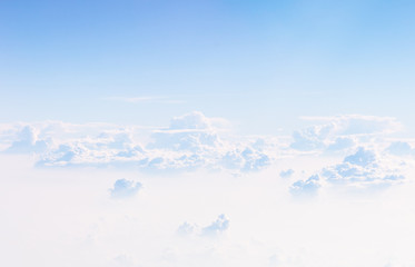 Fototapeta na wymiar Cloudscape Blue sky and white cloud