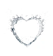 Poster water splashing in heart form © diana1986anaid