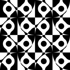 Seamless Curved Shape Pattern