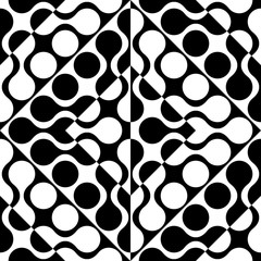 Seamless Curved Shape Pattern