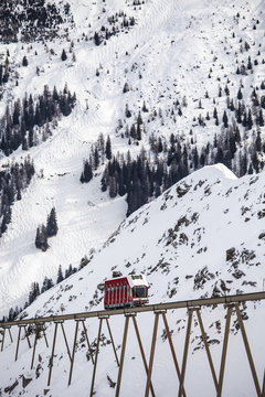 Olympia Express at Axamer Lizum, ski station at Innsbruck, Tyrol, Austria, Europe