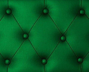 Green upholstery leather background