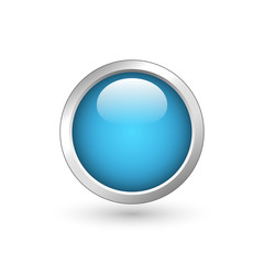 Vector blue button