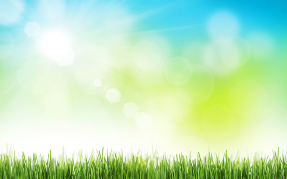 Abstract sunny spring background