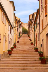 Fototapeta na wymiar Historic stair, Italy