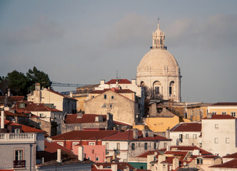 Fototapeta na wymiar city view of lisbon 