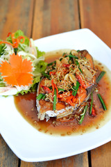 Fry Fish with Sauce