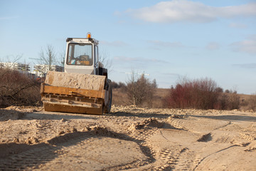 Obraz premium Road roller 