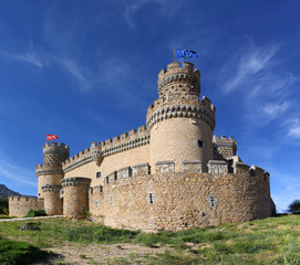 Medieval castle in Spain, Hoyo de Manzanares