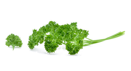parsley isolated on white background