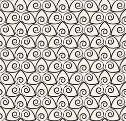 Vector seamless pattern. Modern stylish texture. Repeating geometric background 