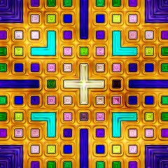 Seamless texture of abstract shiny colorful