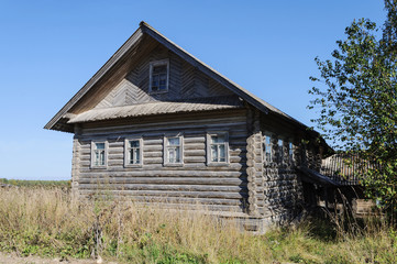 Old abandoned wooden house