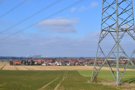 &Uuml;berlandleitung bei Riepen