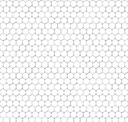 Chemistry seamless pattern, hexagonal design vector illustration