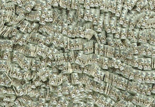 Millions of Dollars - 20 Dollar Bills