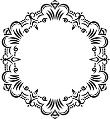 Unusual lace frame, decorative element with empty place for your