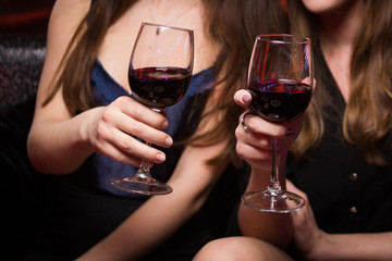glass of wine