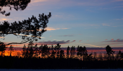 на фото изображен закат солнца © tvetchinina