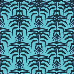 Dark blue geometric pattern