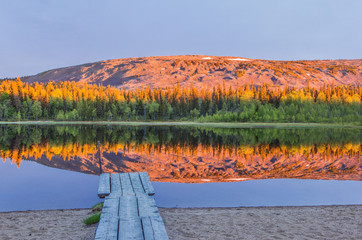 Steg am See bei Luosto - Finnland 2