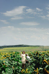 Fototapeta premium beautiful gorgeous bride and stylish handsome groom, rustic coup