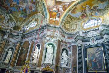 Fototapeta na wymiar Sanremo, Church of Madonna della Costa