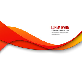 Abstract smooth wave motion illustration