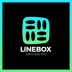 Line Square Logo