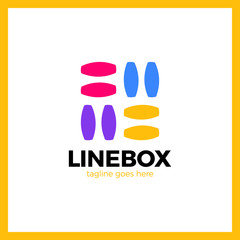 Line Square Logo