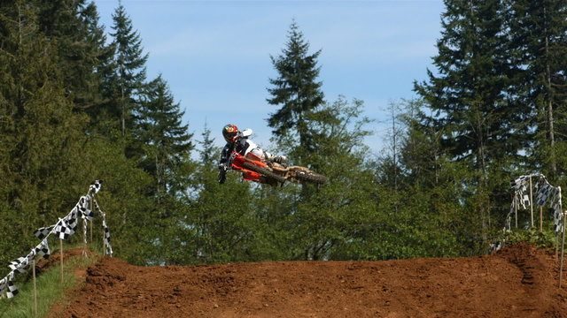 Motocross racer
