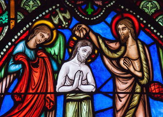 Baptism of Jesus by Saint John the Baptist