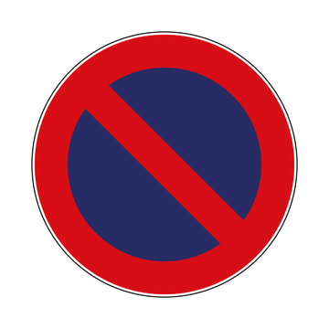 Verkehrsschild Eingeschr&auml;nktes Halteverbot 
