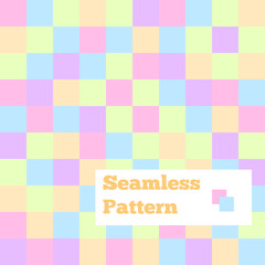 Gentle pastel colored seamless tile pattern