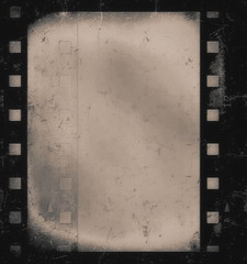 Naklejka premium grunge film strip background