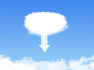 Cloud download technology abstract