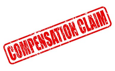 COMPENSATION CLAIM red stamp text