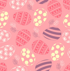 Easter Seamless pattern , Pattern Swatches, vector, Endless texture can be used for wallpaper, pattern fills, web page,background,surface 