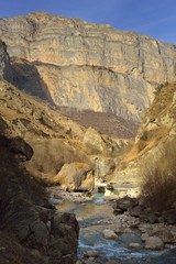 River in canyon