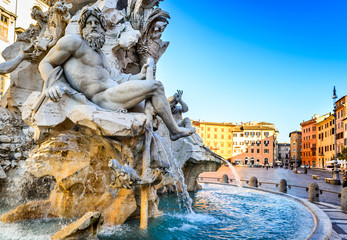 Fototapeta premium Piazza Navona, Rzym we Włoszech