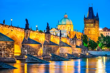 Foto op Canvas Charles Bridge, Prague, Czech Republic © ecstk22
