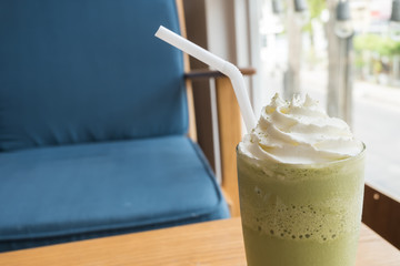 Green tea frappe