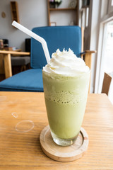 Green tea frappe
