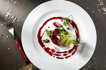 Beet Salad with Goat Cheese