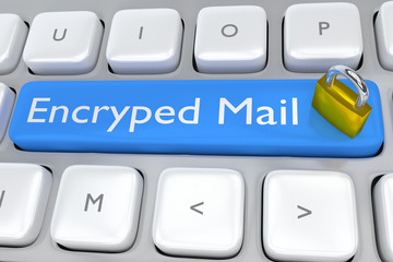 Encrypted Mail concept