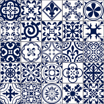 Moroccan tiles Seamless Pattern A