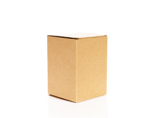 Cardboard boxes isolated on white background