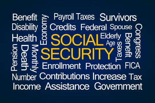 Social Security Word Cloud