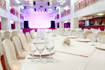 Restaurant event. Banquet, wedding, celebration